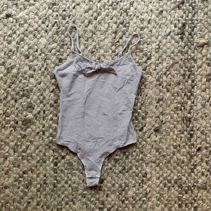 Garage Clothing blue and white bodysuit
